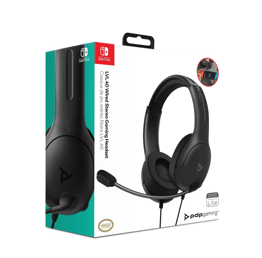 Nintendo Switch LVL 40 Wired Stereo Gaming Headset