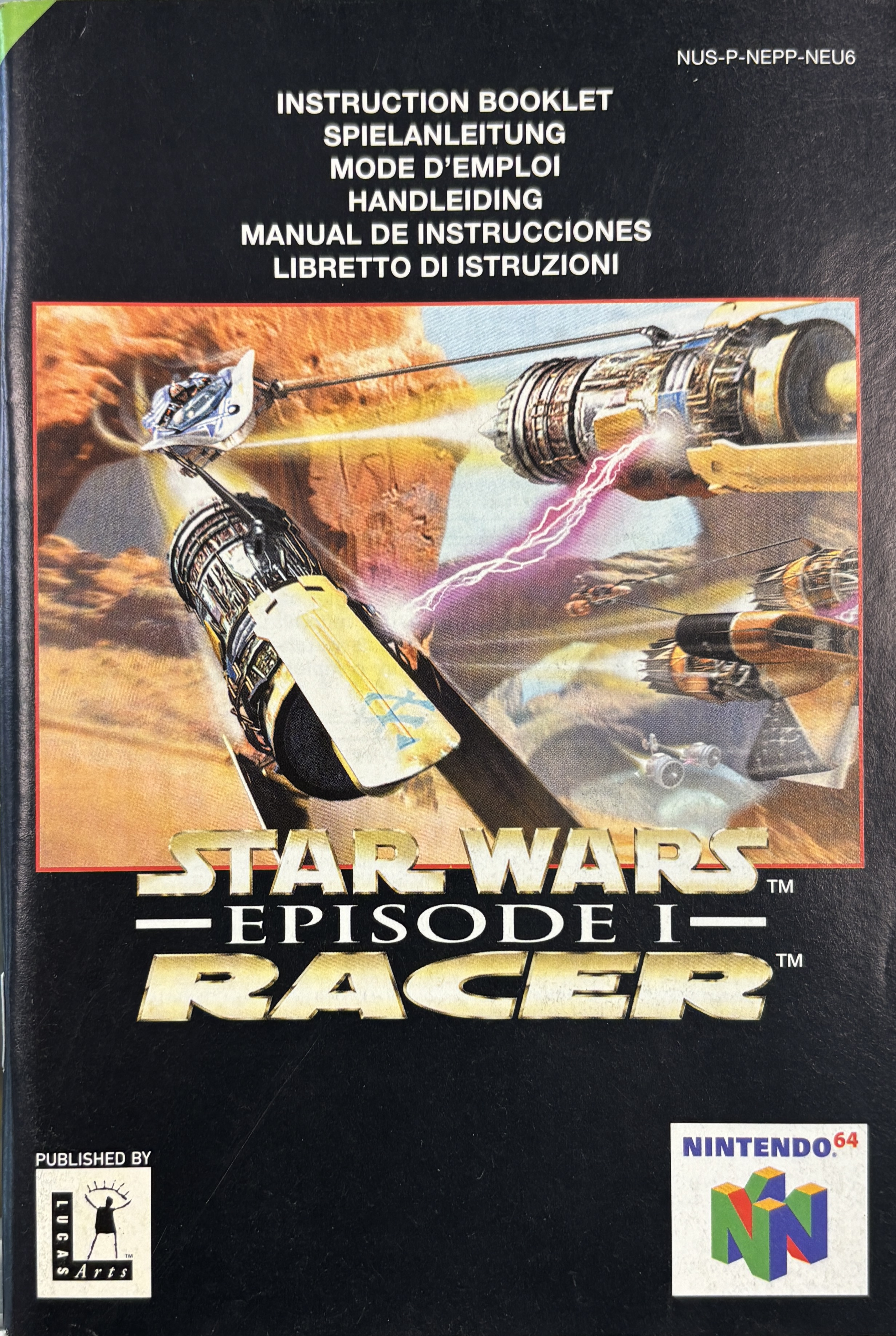 Star Wars Racer Episode 1 Spielanleitung N64