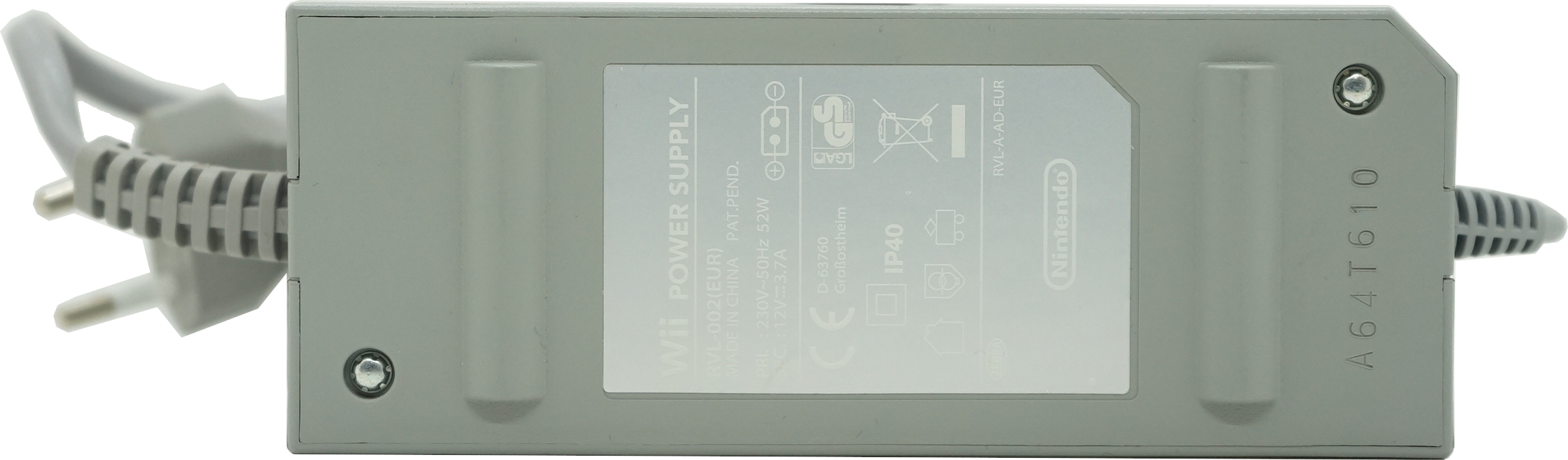 Nintendo Netzteil Power Supply 52W 12V 3,7A RVL-002