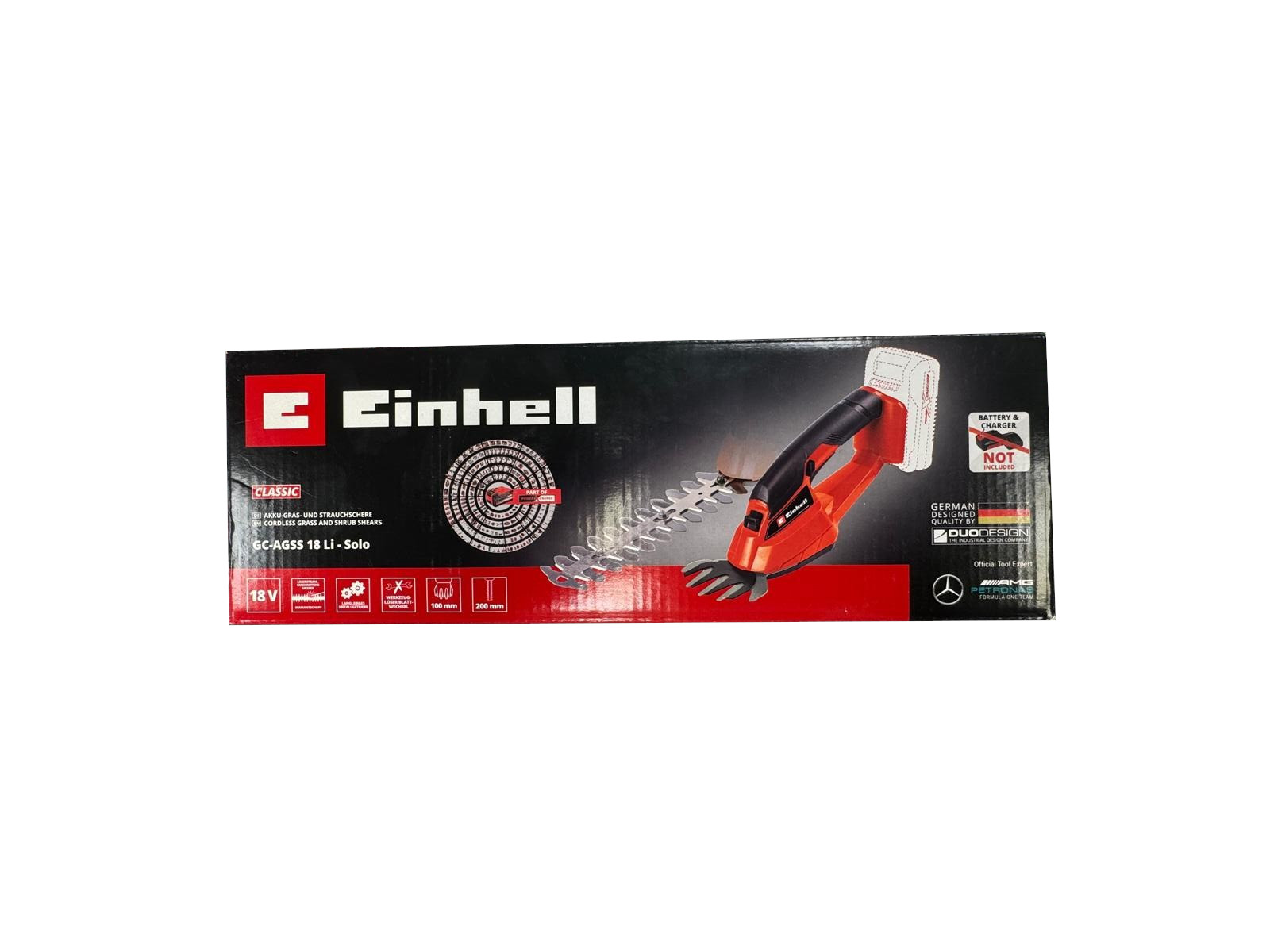 Einhell Akku Gras und Strauchschere GC-AGSS 18 Li- 18V Solo