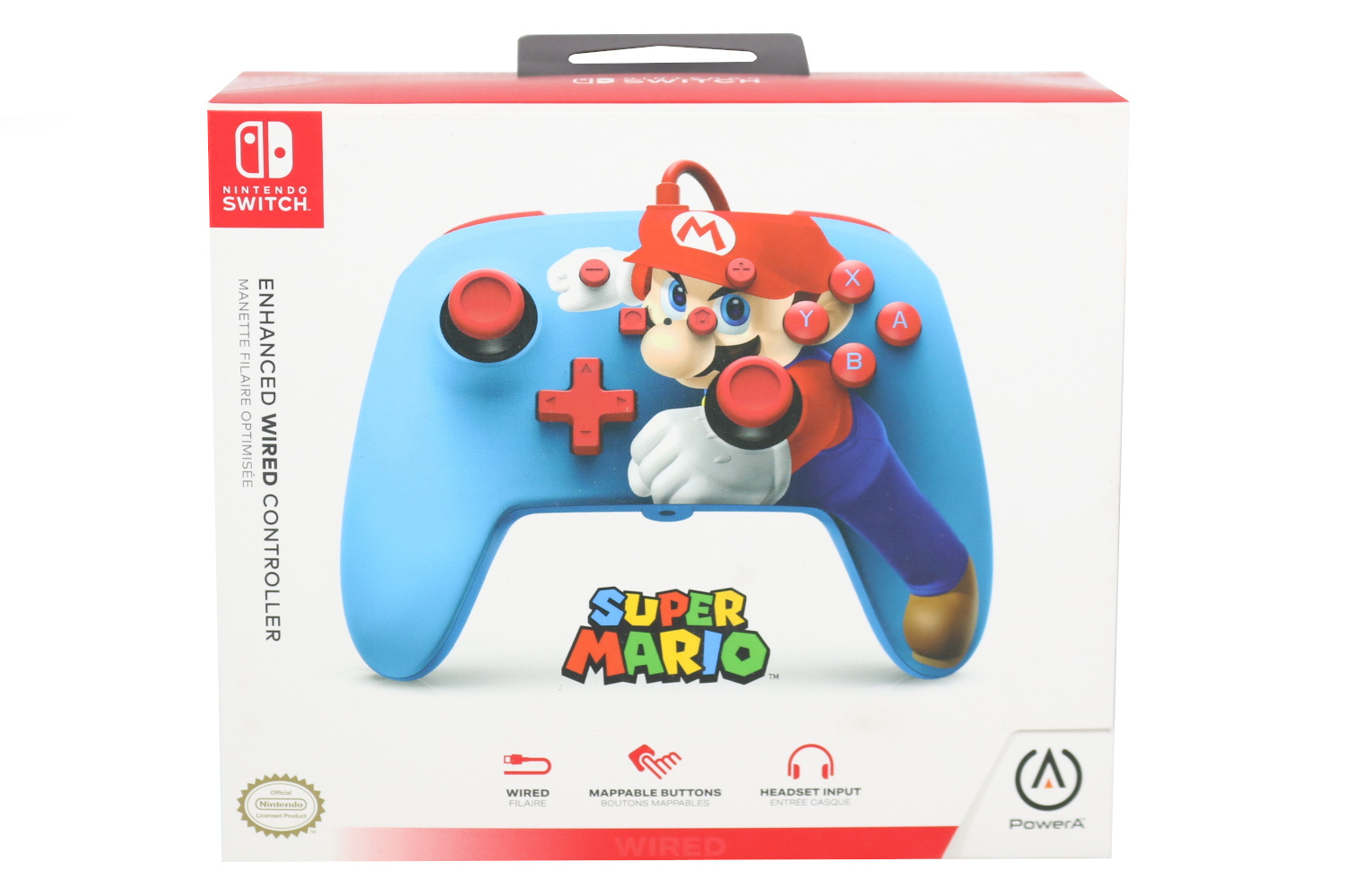PowerA Wired Controller Mario Punch Nintendo Switch