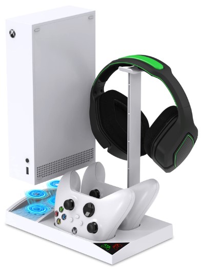 Xbox Series S Konsolen Und Controller Auflade- / Kühlungsständer