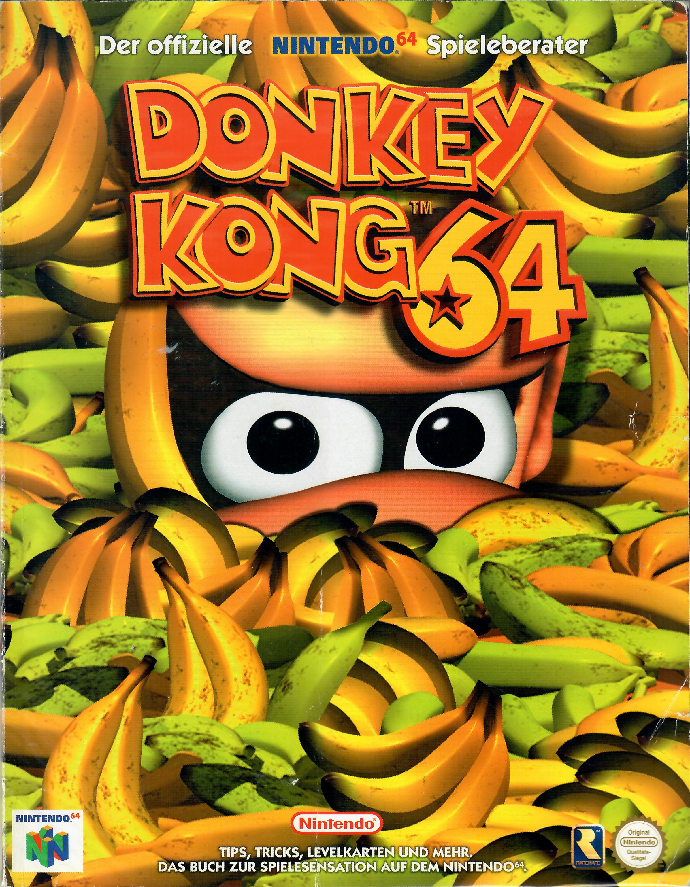 Nintendo 64 Donkey Kong 64 Offizieller Spieleberater