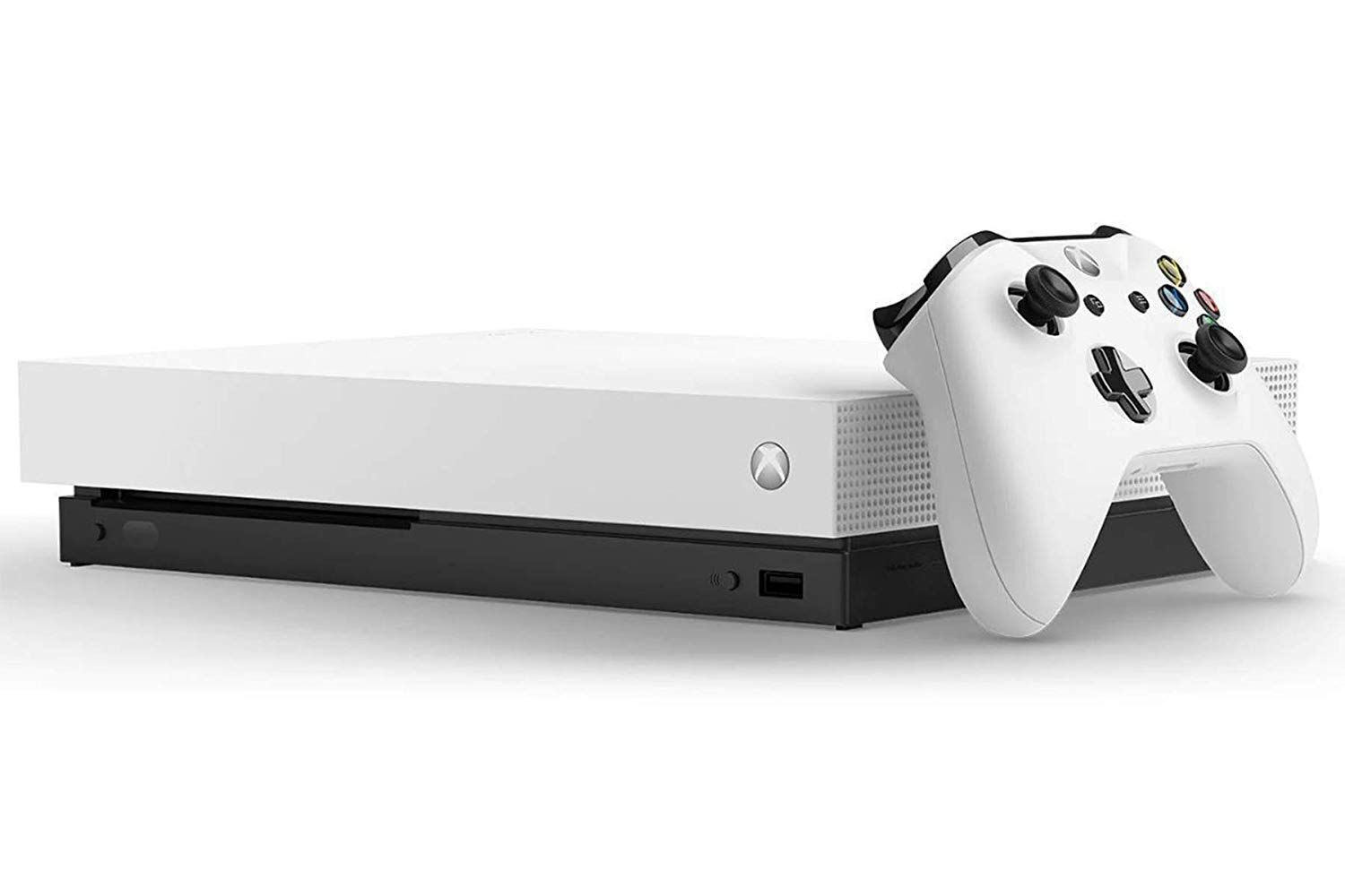Microsoft Xbox One X 1TB Model 1787 Schwarz Weiß