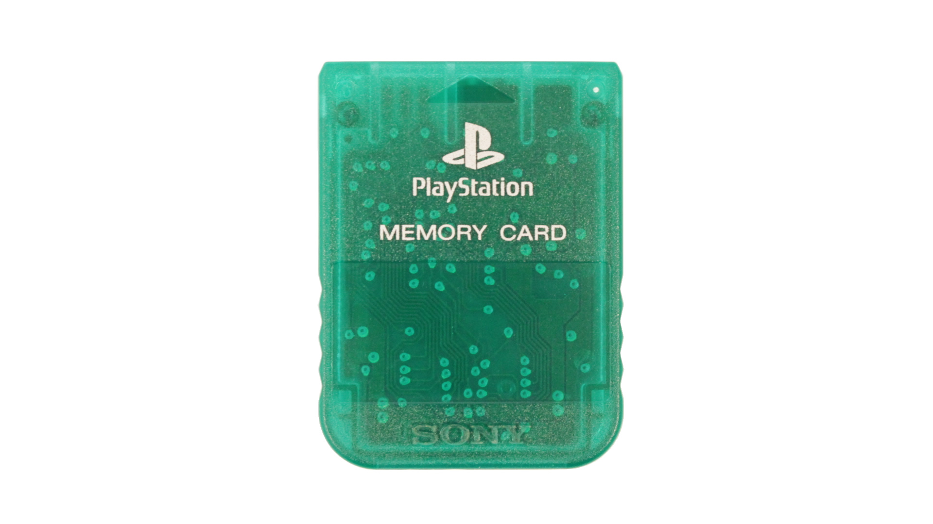 Sony Playstation Memory Card SCPH-1020 grün/transparent