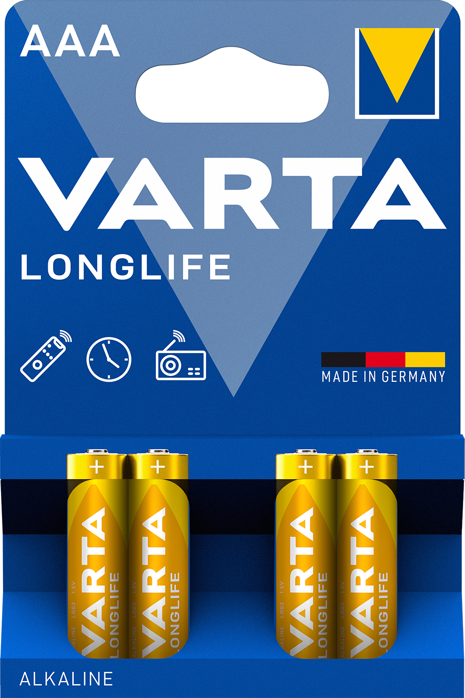 Varta AAA Longlife Alkaline Batterie 