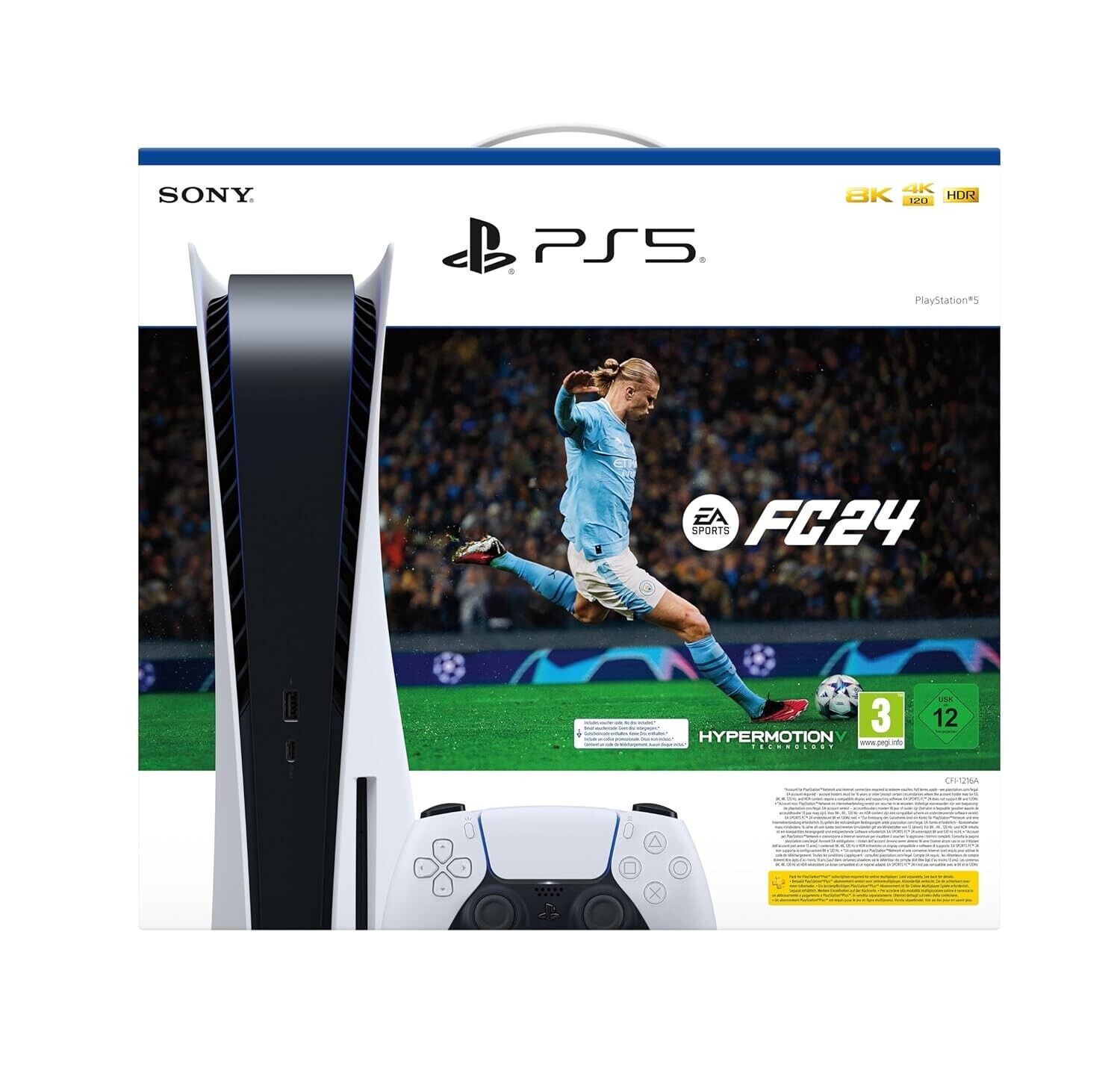 Sony Playstetion 5 FC 24 Bundle 825GB CFI-1216A