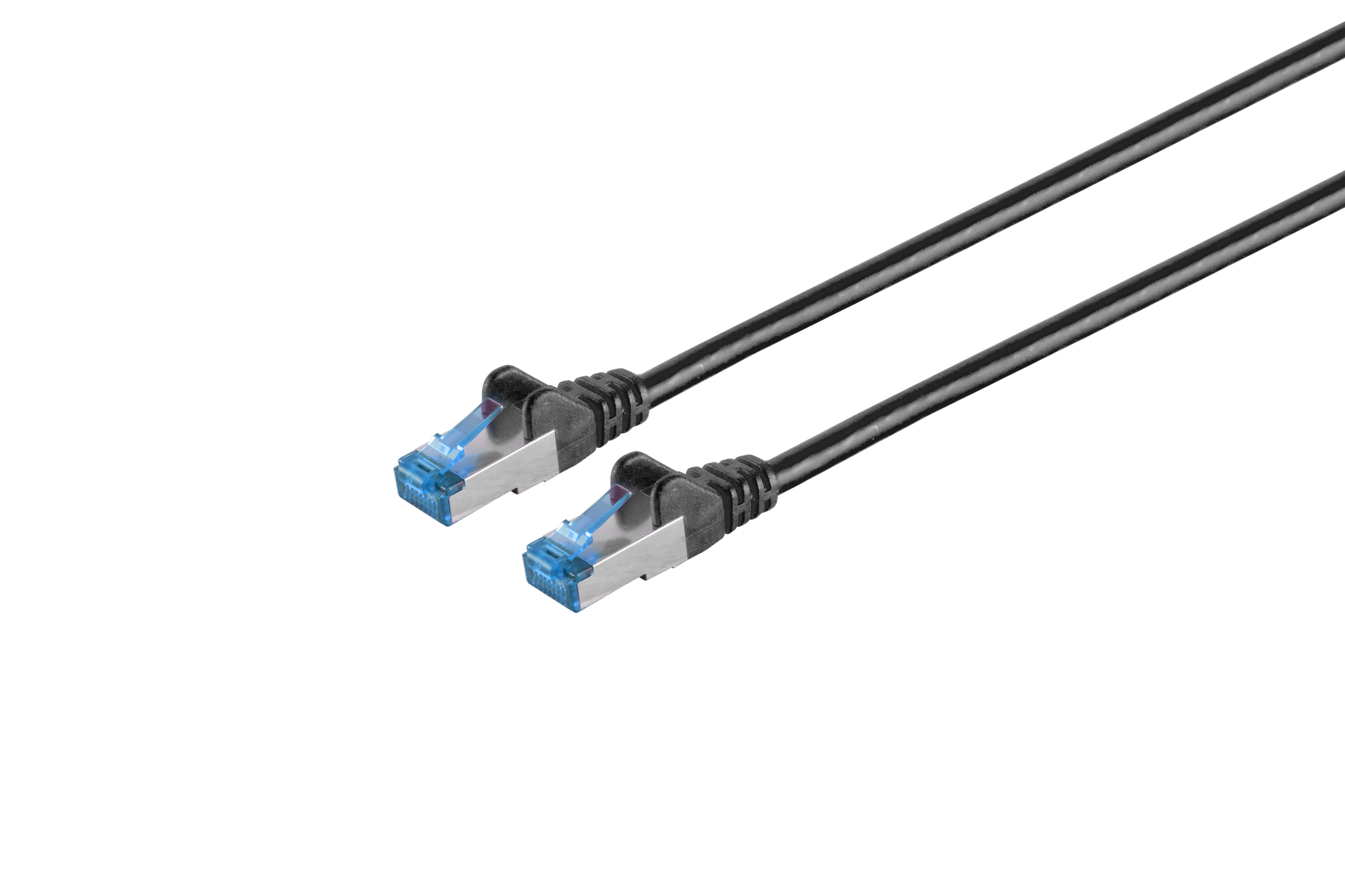 Patchkabel Netzwerkkabel Cat. 6A Outdoor S/FTP 50m schwarz