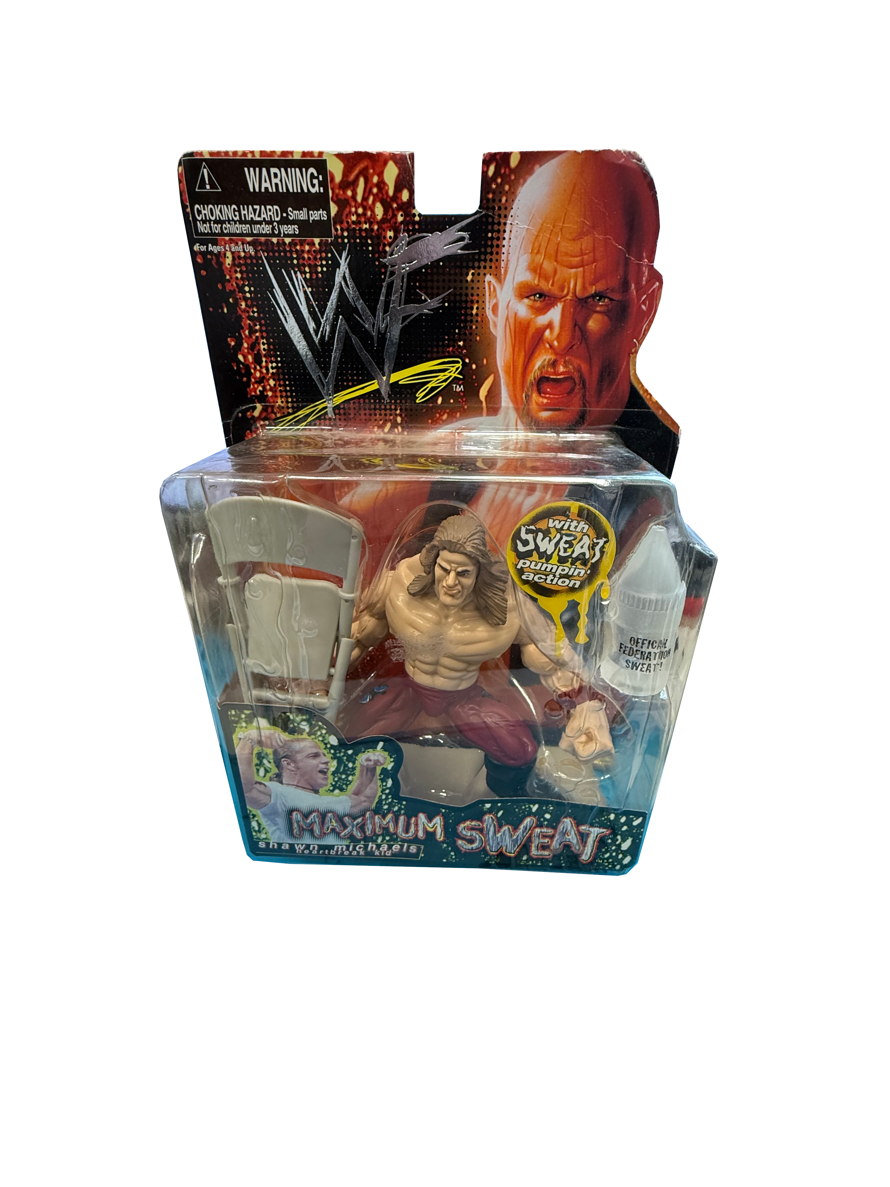 WWF Jakks Maximum Sweat Series Shawn Michaels Actionfigur