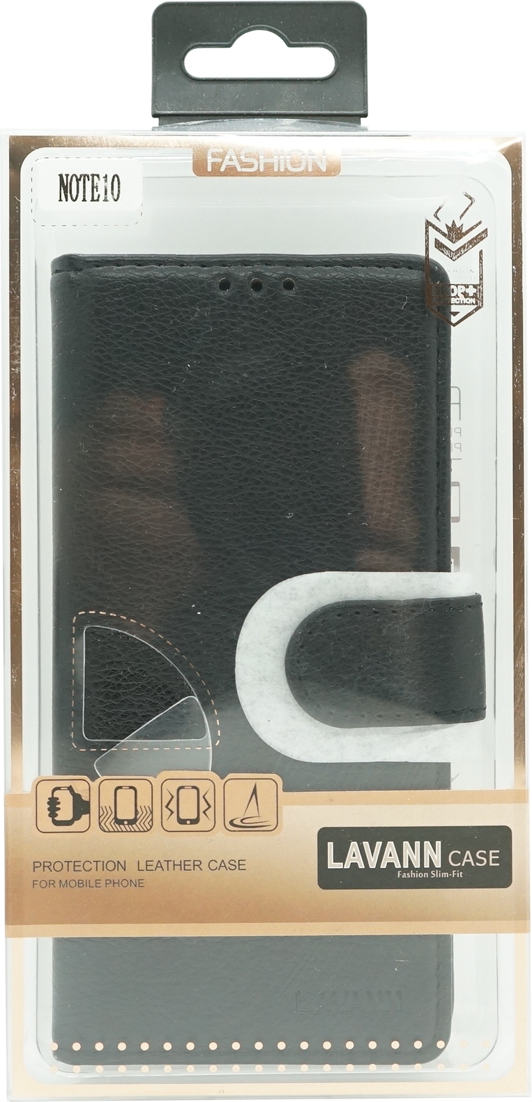 Handycase Bookcover Samsung Galaxy Note 10 Schwarz