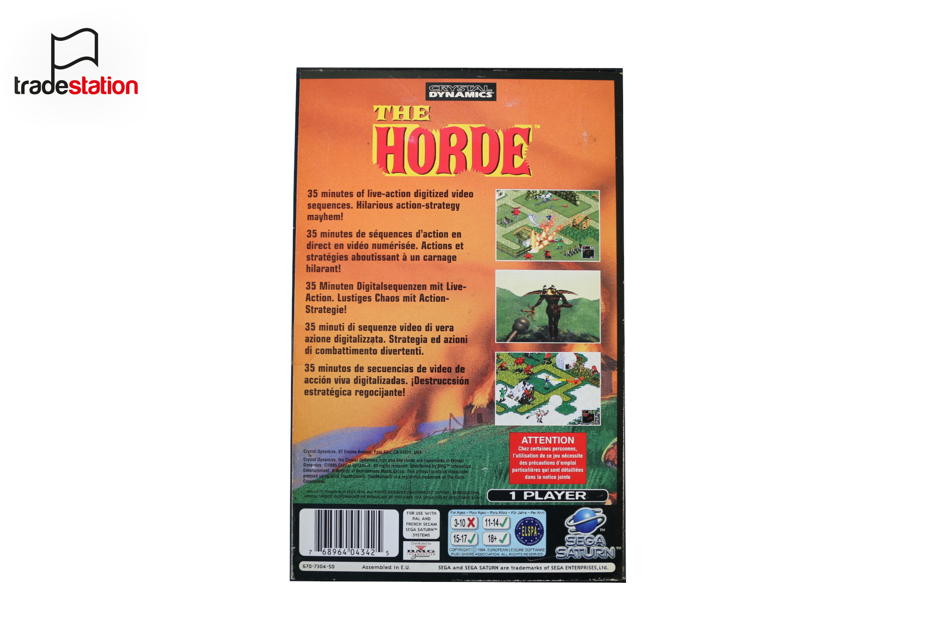 The Horde Sega Saturn The Horde Sega Saturn