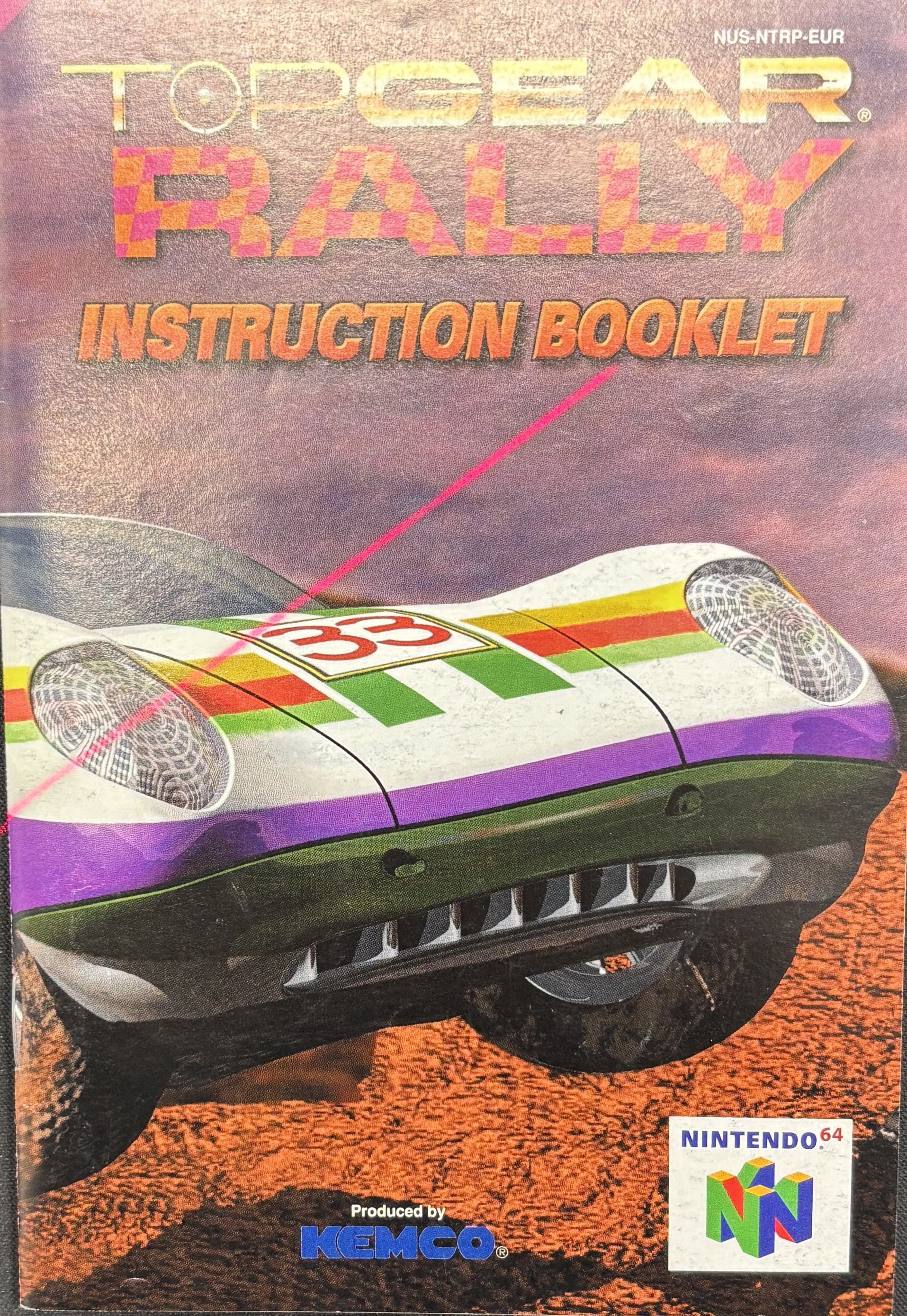 Top Gear Rally Spielanleitung N64