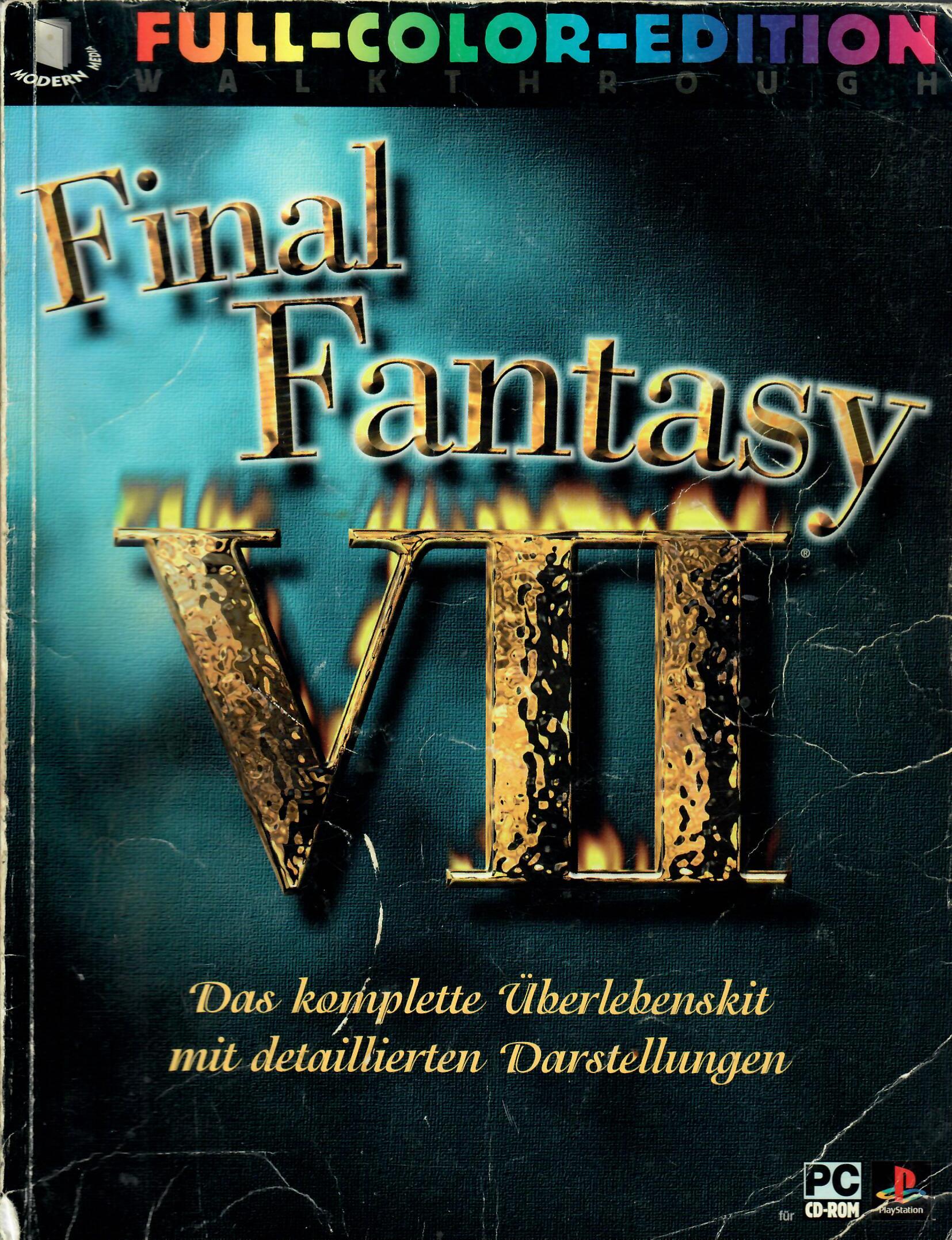 Final Fantasy VII Das komplette Überlebenskit mit detaillierten Darstellungen