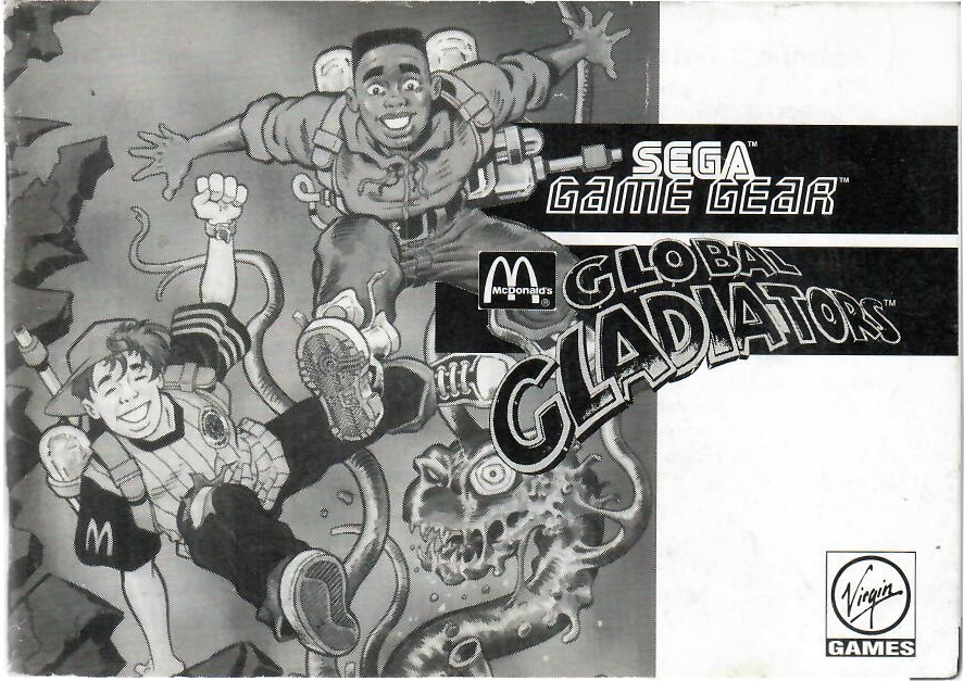 Global Gladiators Spielanleitung Game Gear