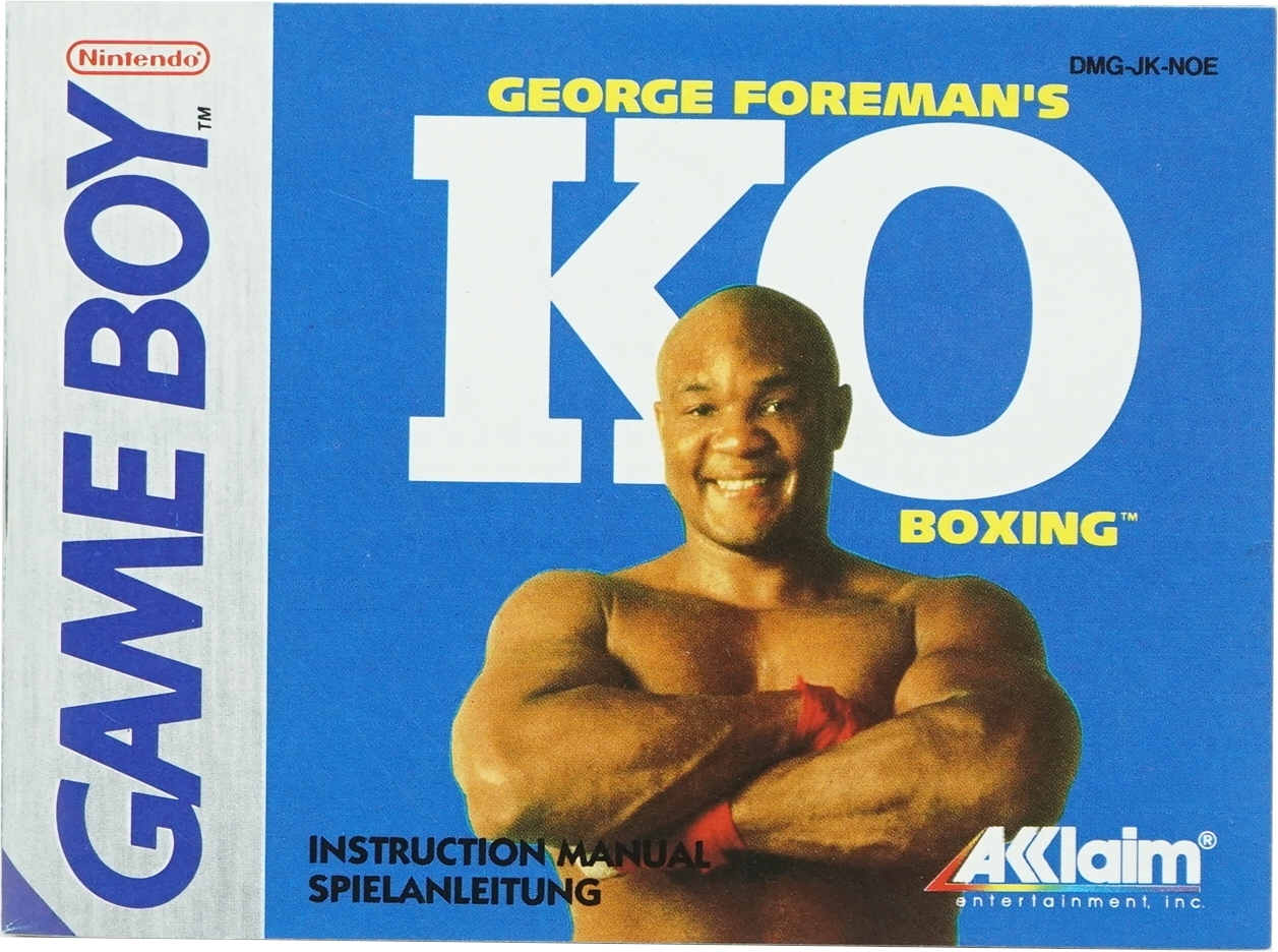 George Foreman's KO Boxing Gameboy Spielanleitung