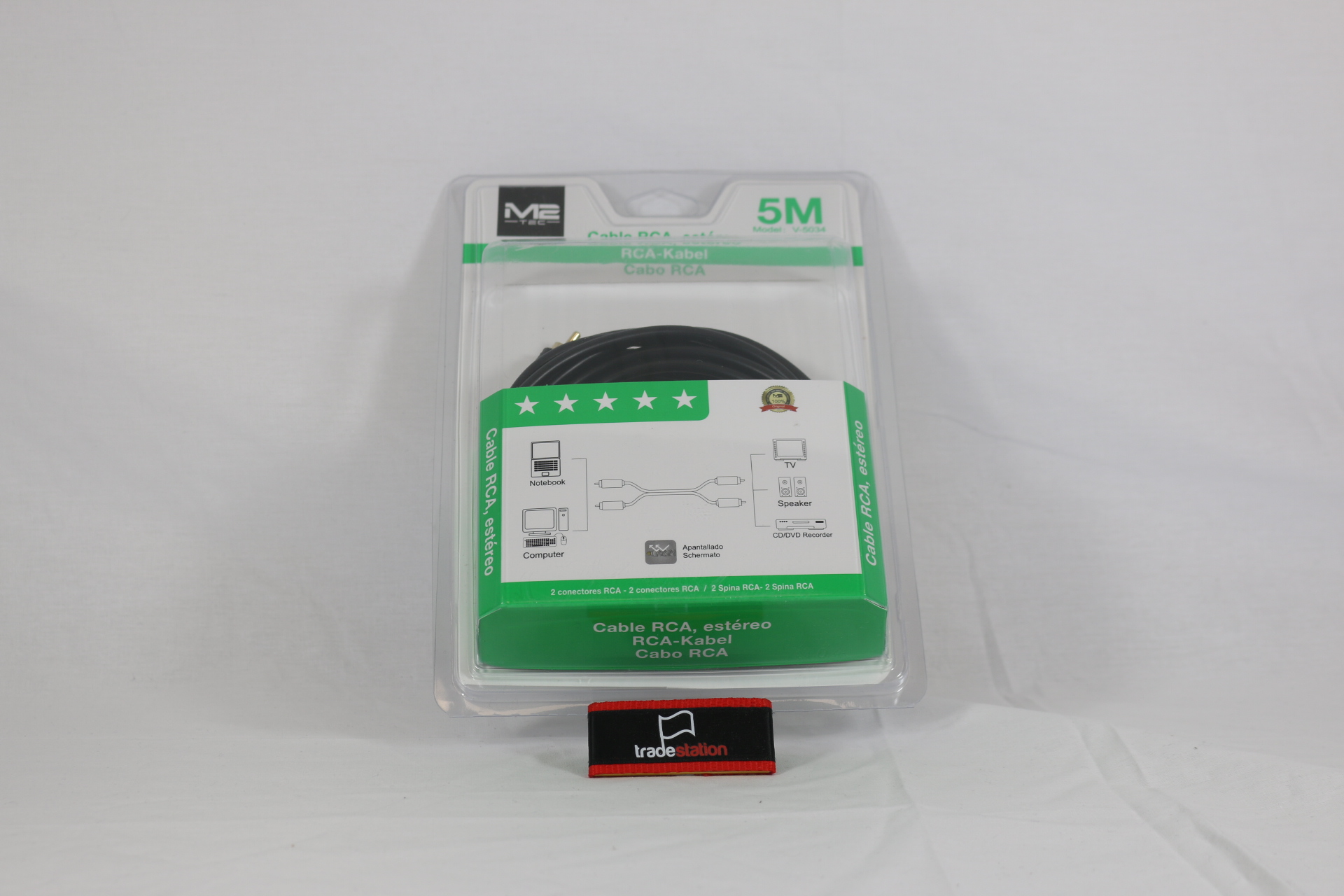 M2 TEC Audio Cinch Kabel 5m V-5034