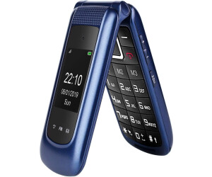 Uleway Senioren Mobiltelefon Blau G380D