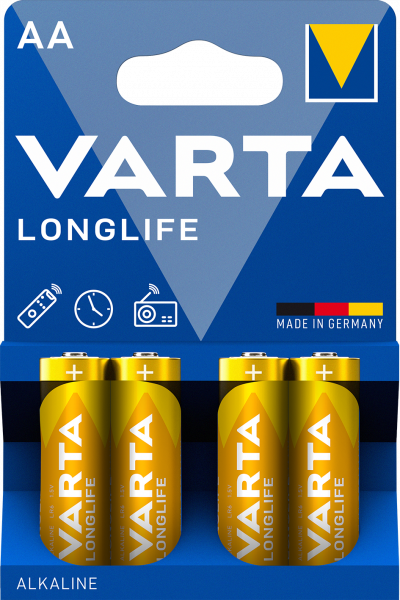 Varta AA Longlife Alkaline Batterie
