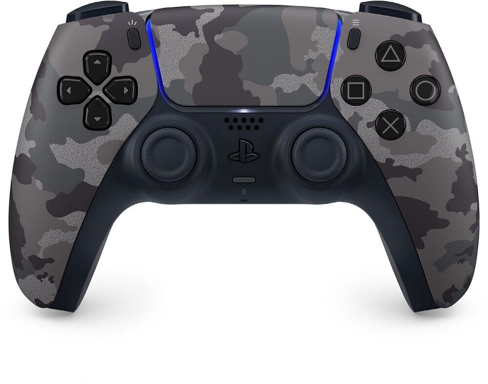 Sony Playstation 5 PS5 Dual Sense Wireless Controller Grey Camouflage CFI-ZCT1W