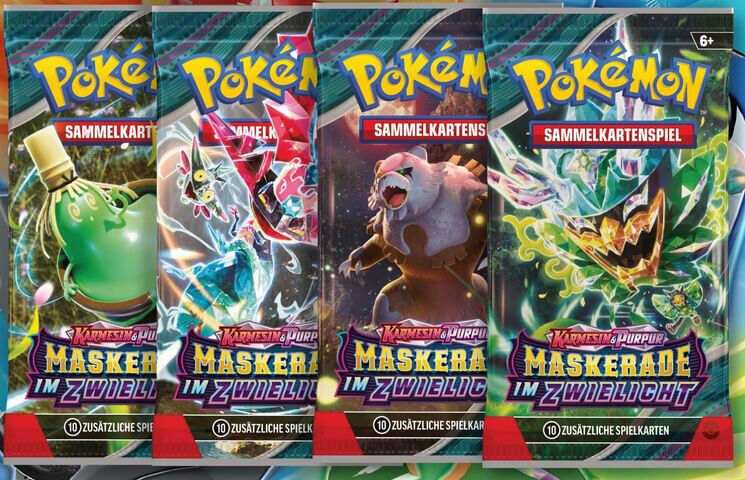 Pokemon Karmesin & Purpur Maskerade im Zwielicht Booster Deutsch