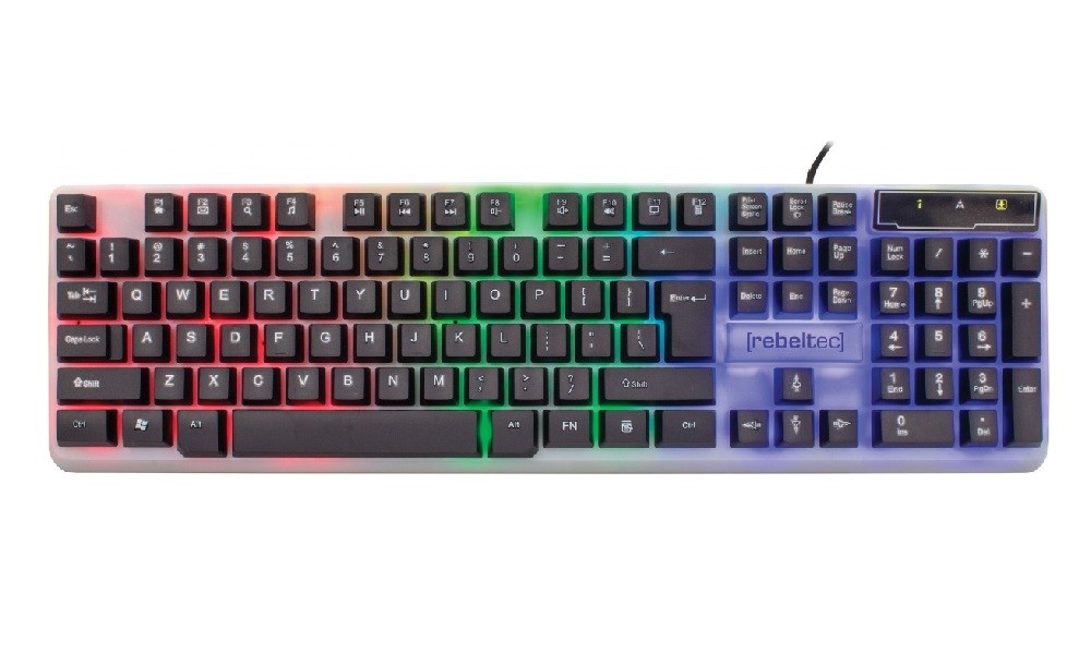 Rebeltec Gaming Keyboard Neon QWERTZ