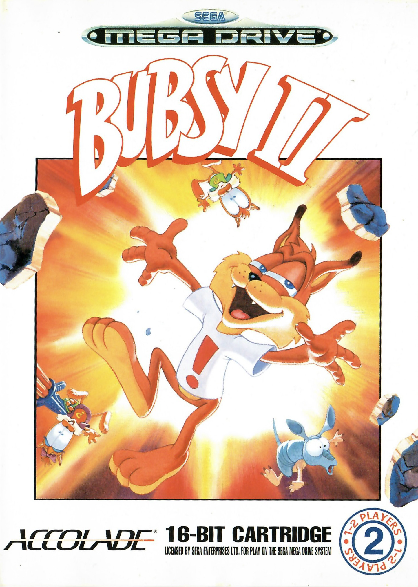 Bubsy II Sega Mega Drive