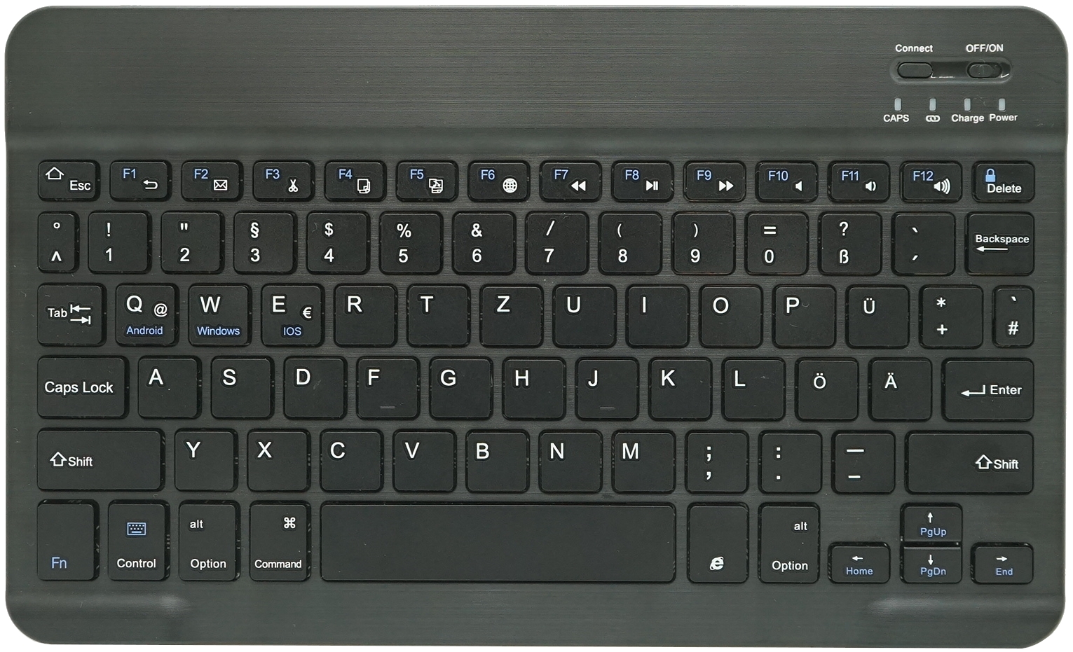 Bluetooth Tastatur Schwarz
