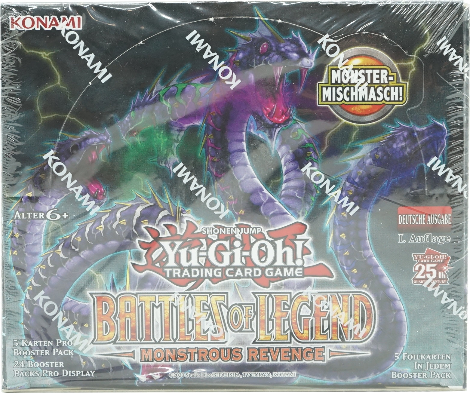 Konami Yu-Gi-Oh! Trading Card Game Battles of Legend Monstrous Revenge 1 Display 24 Booster