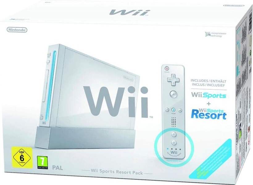 Nintendo Wii Sports Resort Pak [inkl. Wii Sports, Wii Sports Resort, Motion Plus] weiß