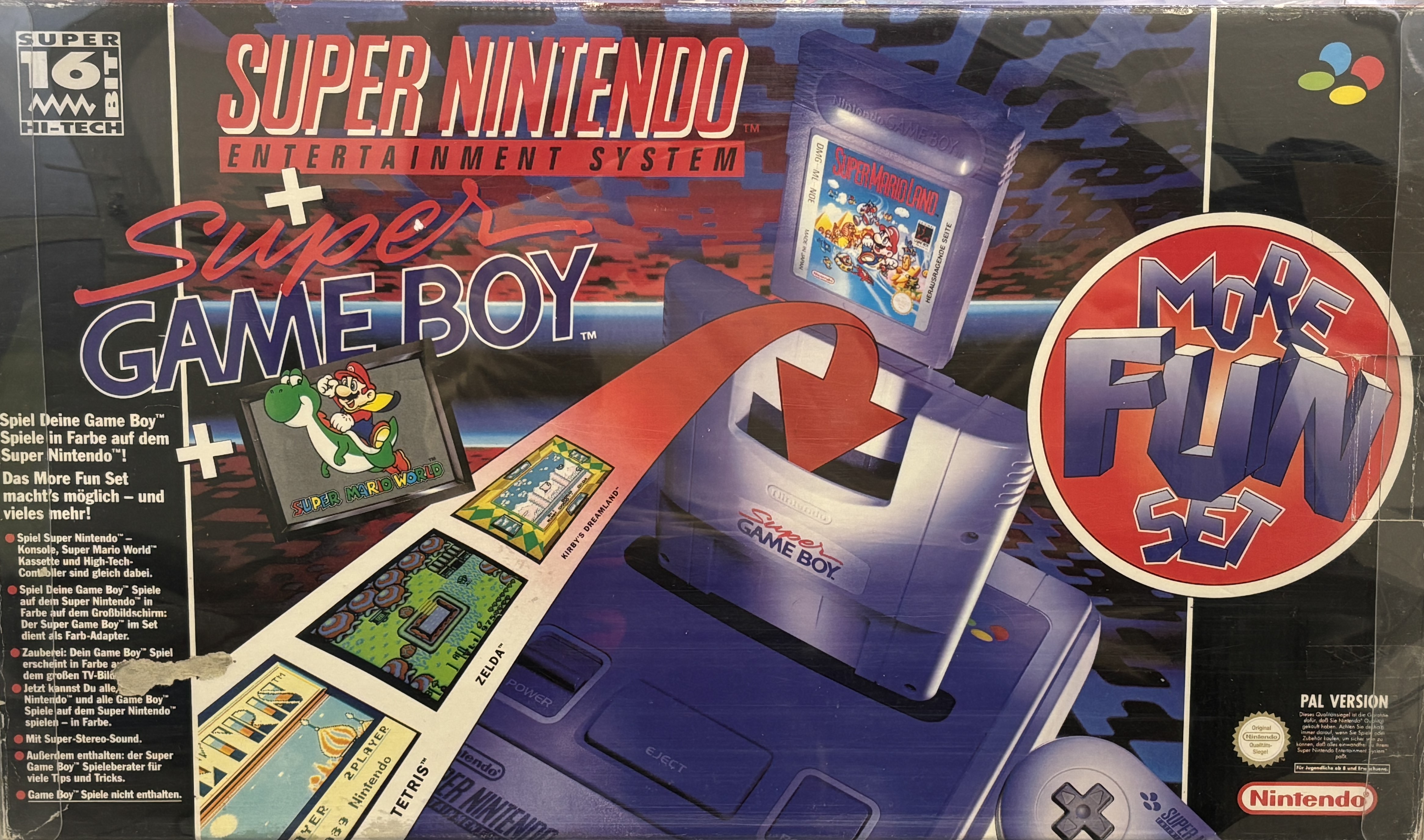 Super Nintendo Entertainment System + Super GameBoy  More Fun Set
