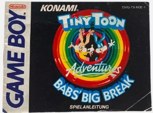 Tiny Toon Adventures Babs Big Break Spielanleitung DMG-TX-NOE