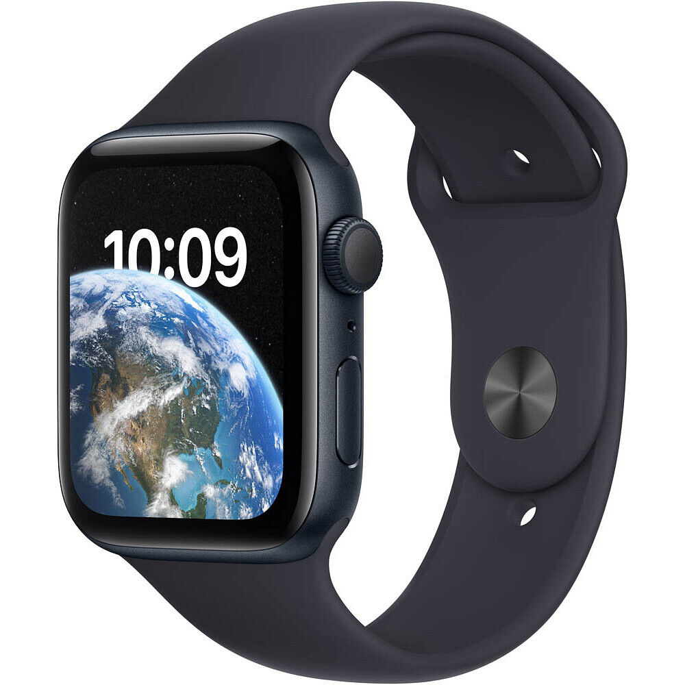 Apple Watch SE (2 Gen) 44mm GPS Midnight Alu Case Midnight Sport Band A2723