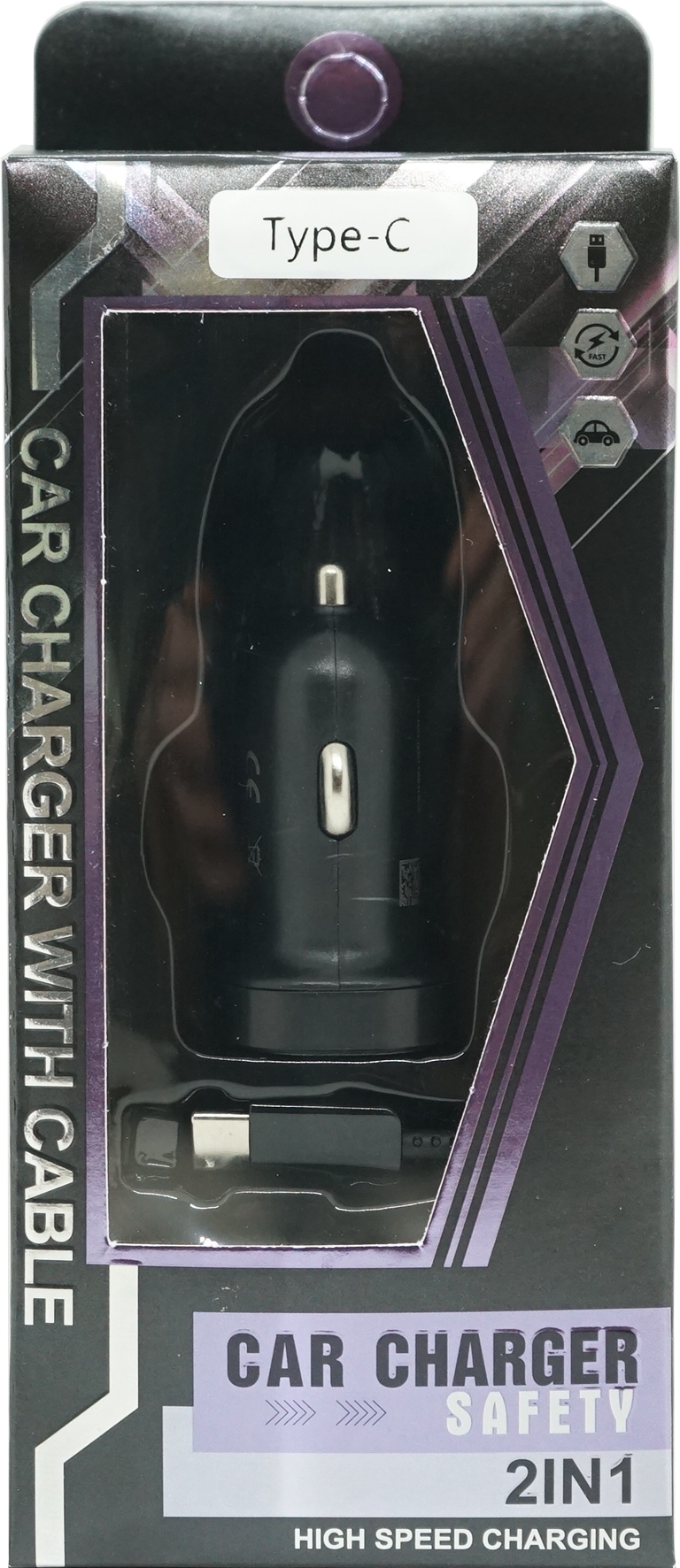 Quick KFZ Car Charger USB Port inkl. USB-C Kabel