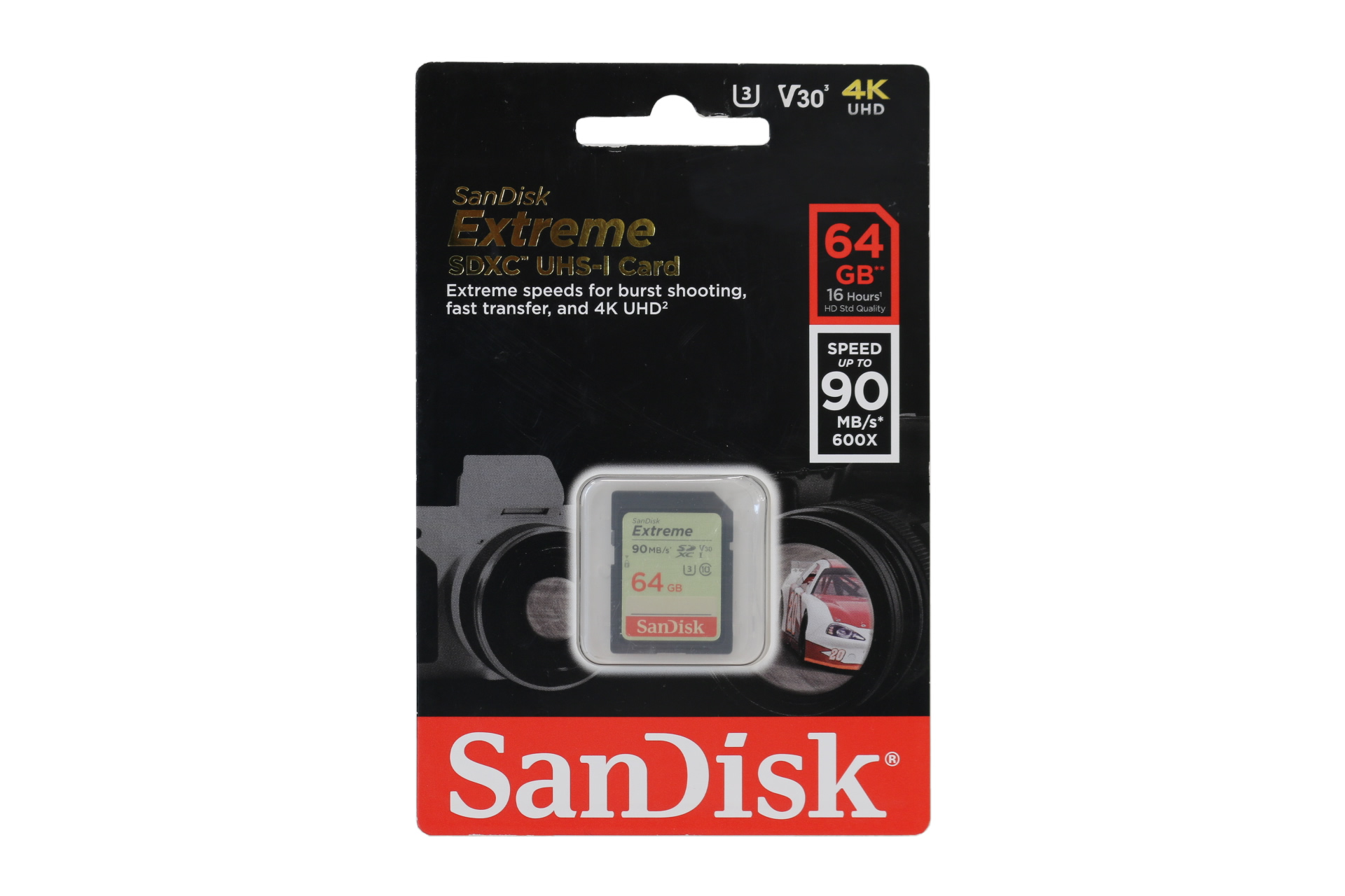 SanDisk Extreme SDXC UHS-I Card 64GB