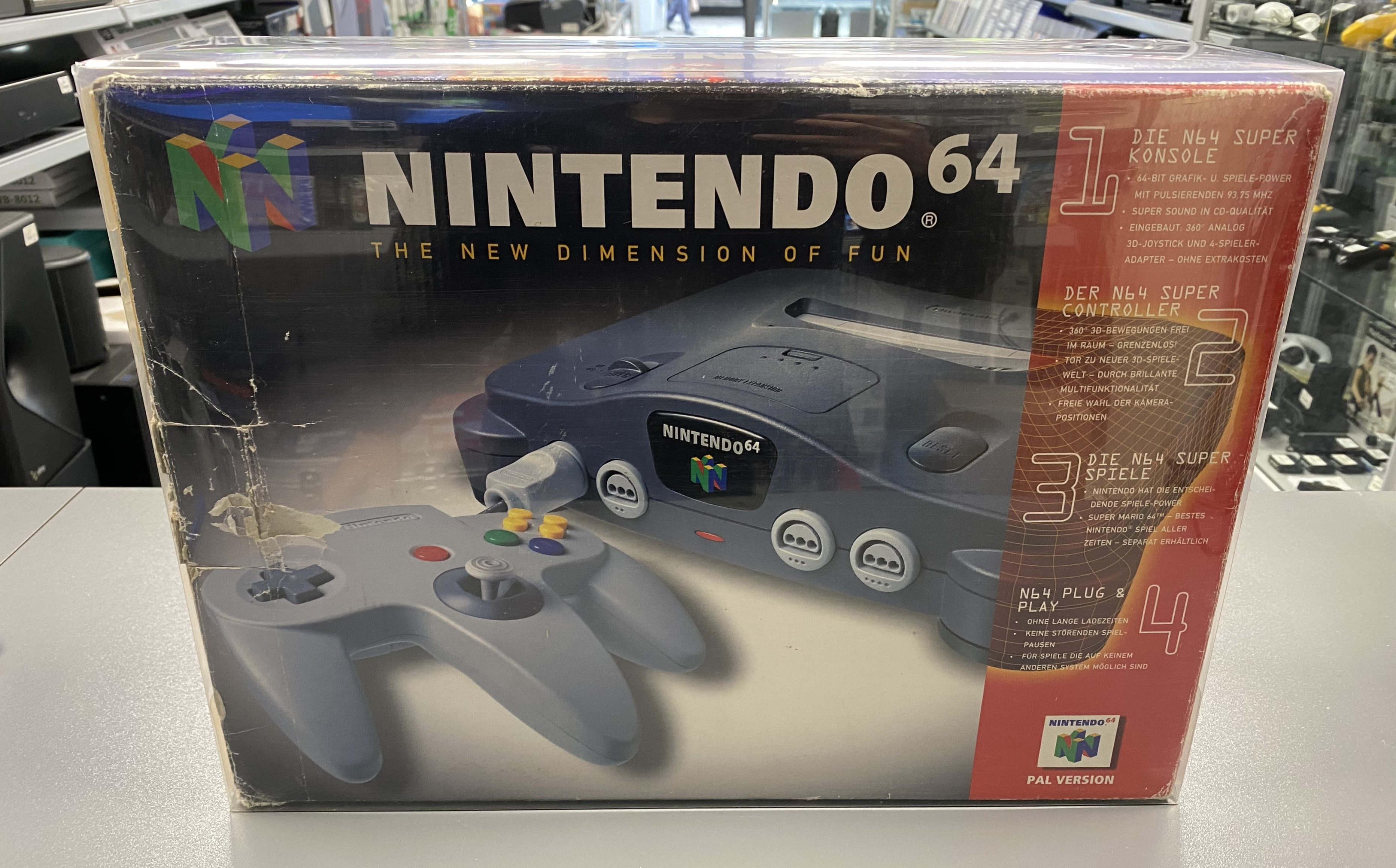Nintendo 64 NUS-001 Schwarz mit OVP