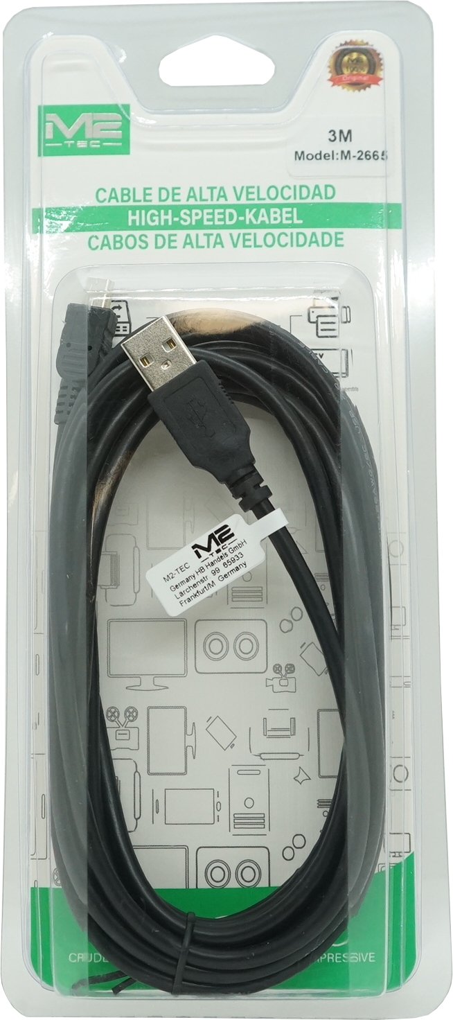 M2 Tec Mini USB Kabel M2664 3m