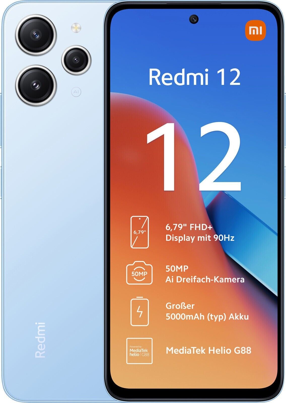Xiaomi Redmi 12 128GB Sky Blue