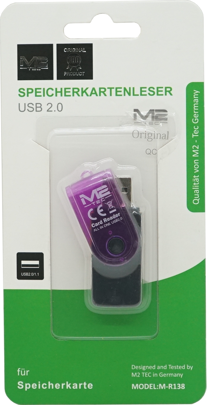M2 Speicherkartenleser USB 2.0 M-R138