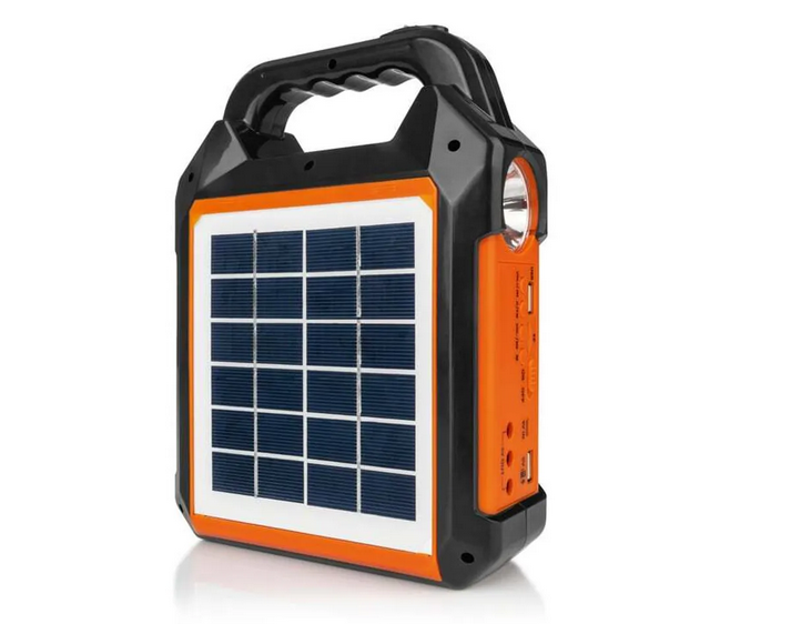 Esymaxx Solar-Generator Kit 4500mAh Schwarz/Orange