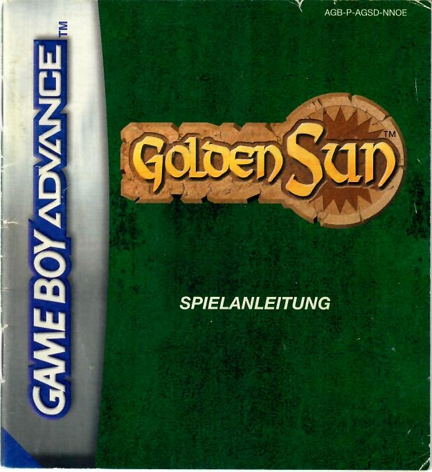 Golden Sun Spielanleitung GBA