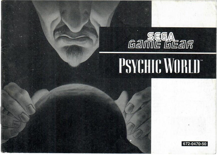Psychic World Spielanleitung Game Gear