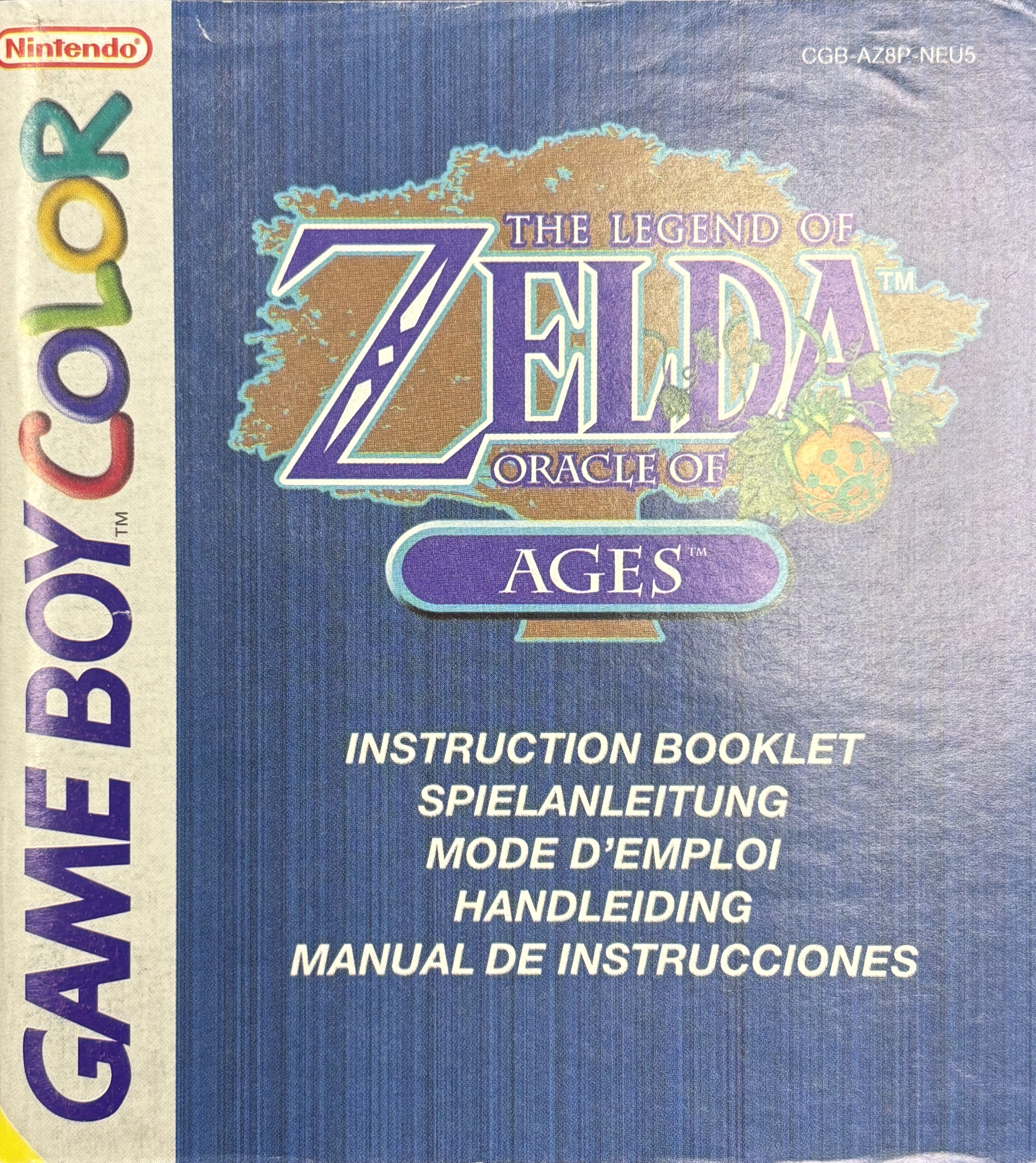 The Legend of Zelda Oracle of Ages Spielanleitung GBC