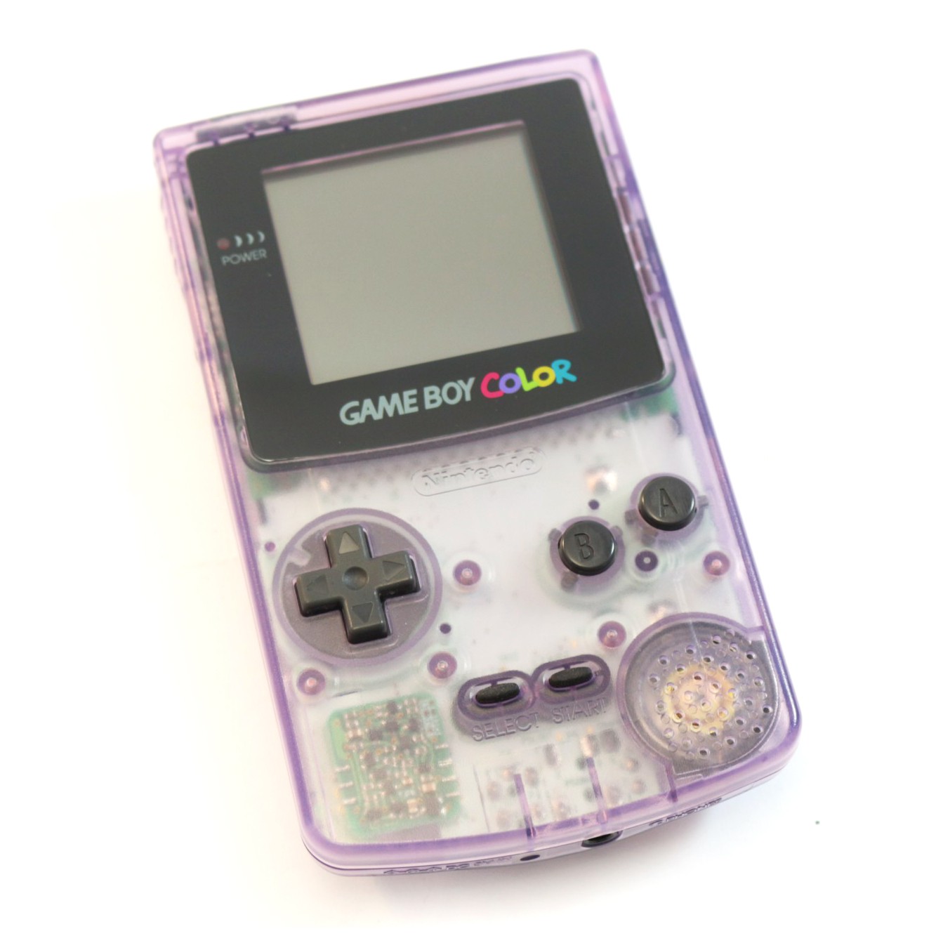 Nintendo Gameboy Color  Clear Purple CGB-001