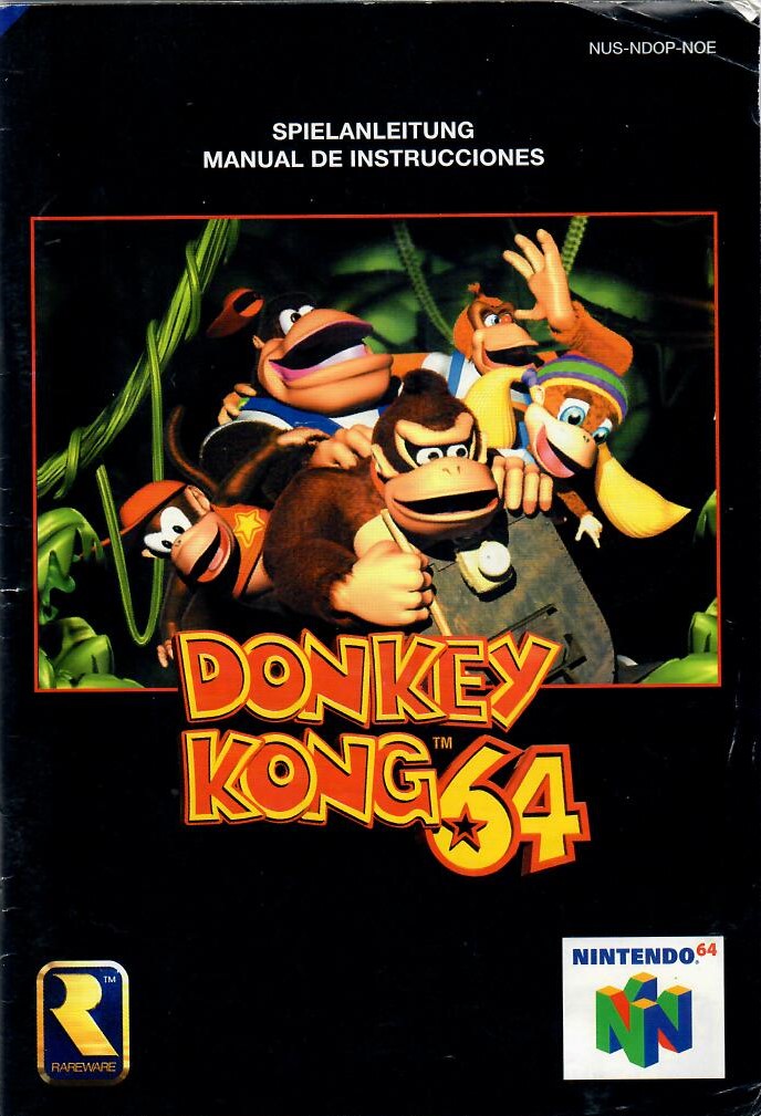 Donkey Kong 64 Spielanleitung N64