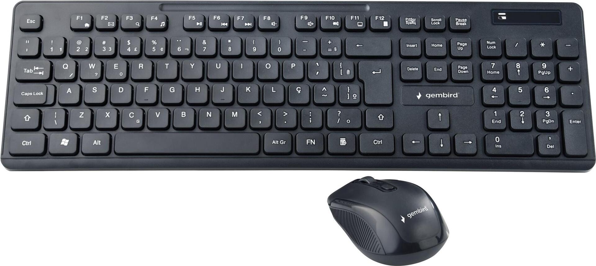 Gembird Wireless Desktop Set Maus + Tastatur QWERTZ