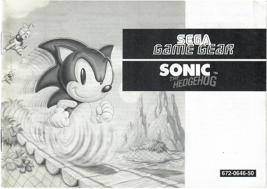 Sonic The Hedgehog Spielanleitung Game Gear