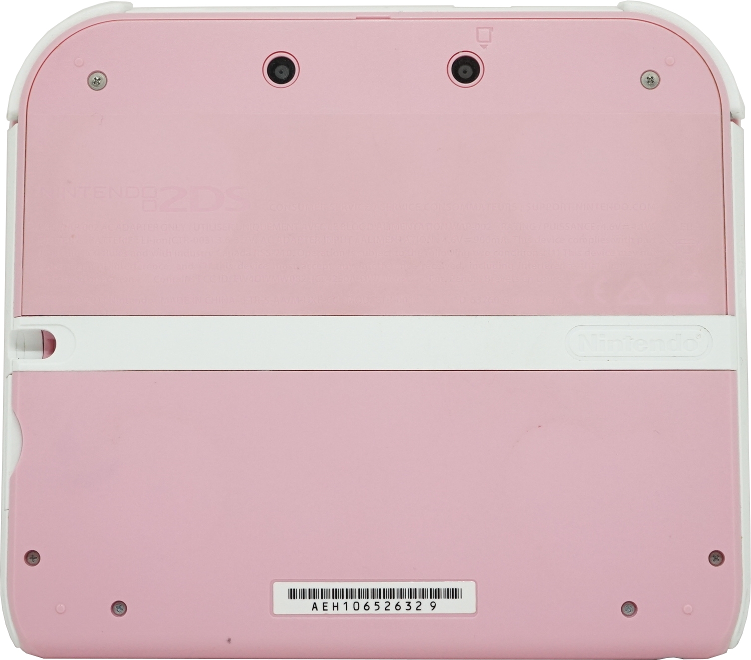 Kopie von Nintendo 2DS FTR-001 Pink/Weiß #1