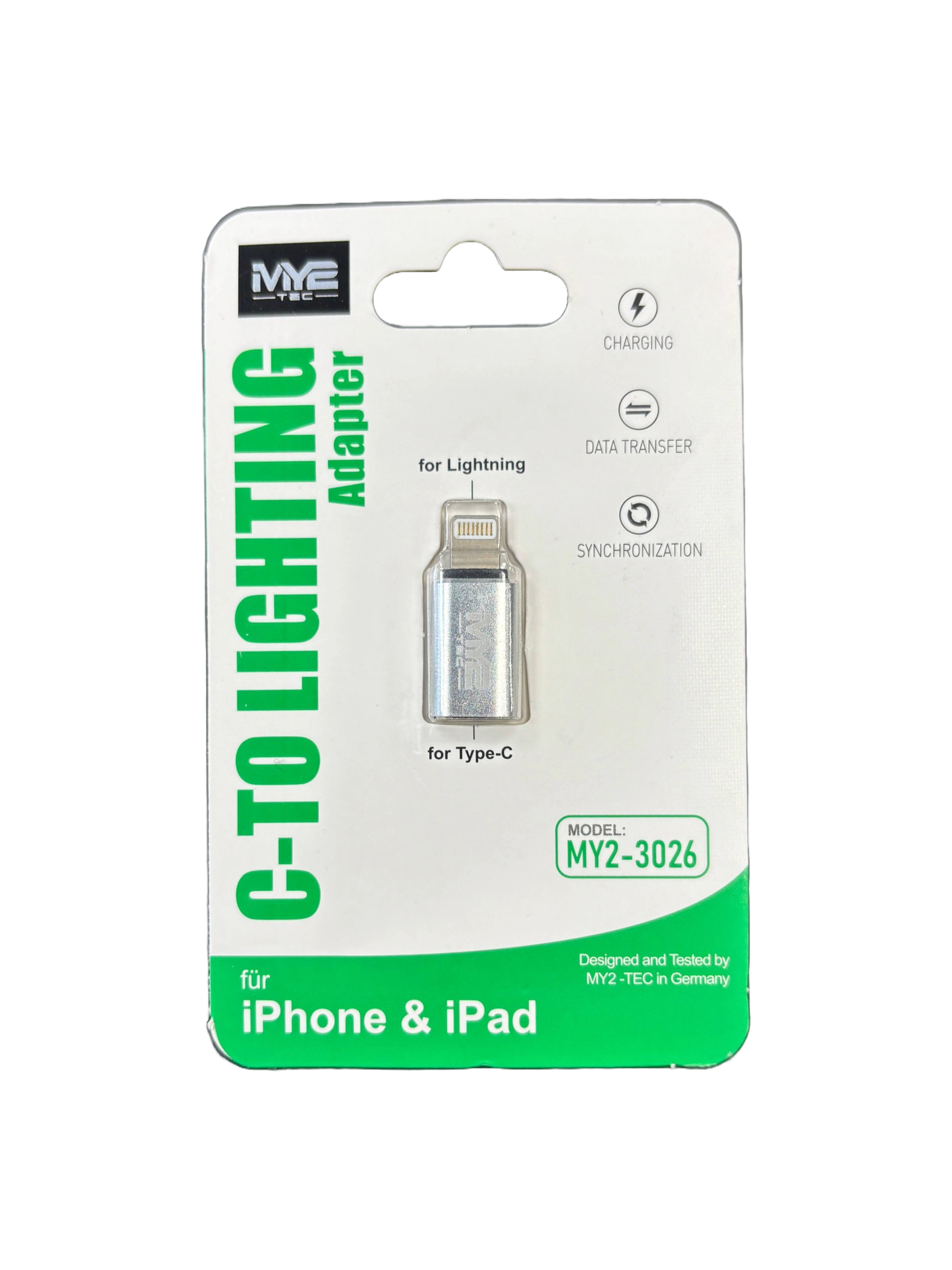 M2 Tec USB-C to Lightning Adapter MY2-3026
