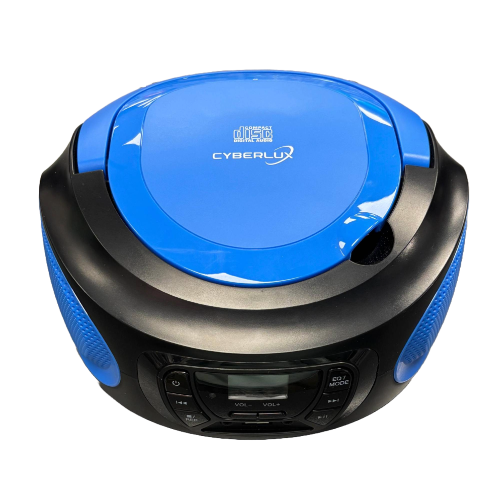 Cyberlux Portable CD Player CL-610 Blau Schwarz Cyberlux Portable CD Player CL-610 Blau Schwarz