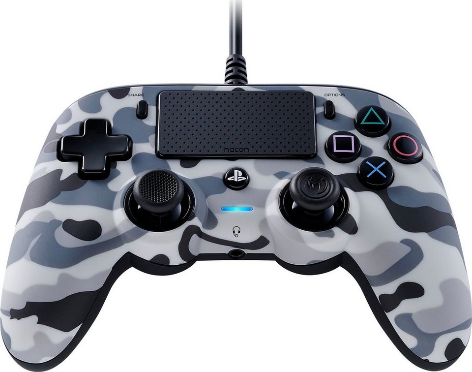 Nacon Wired USB Controller Camouflage Grau PS4